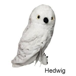 Harry Potter Hedwig Owl 8" Stuffed Animal Fur Plush Fantastic Beast WB